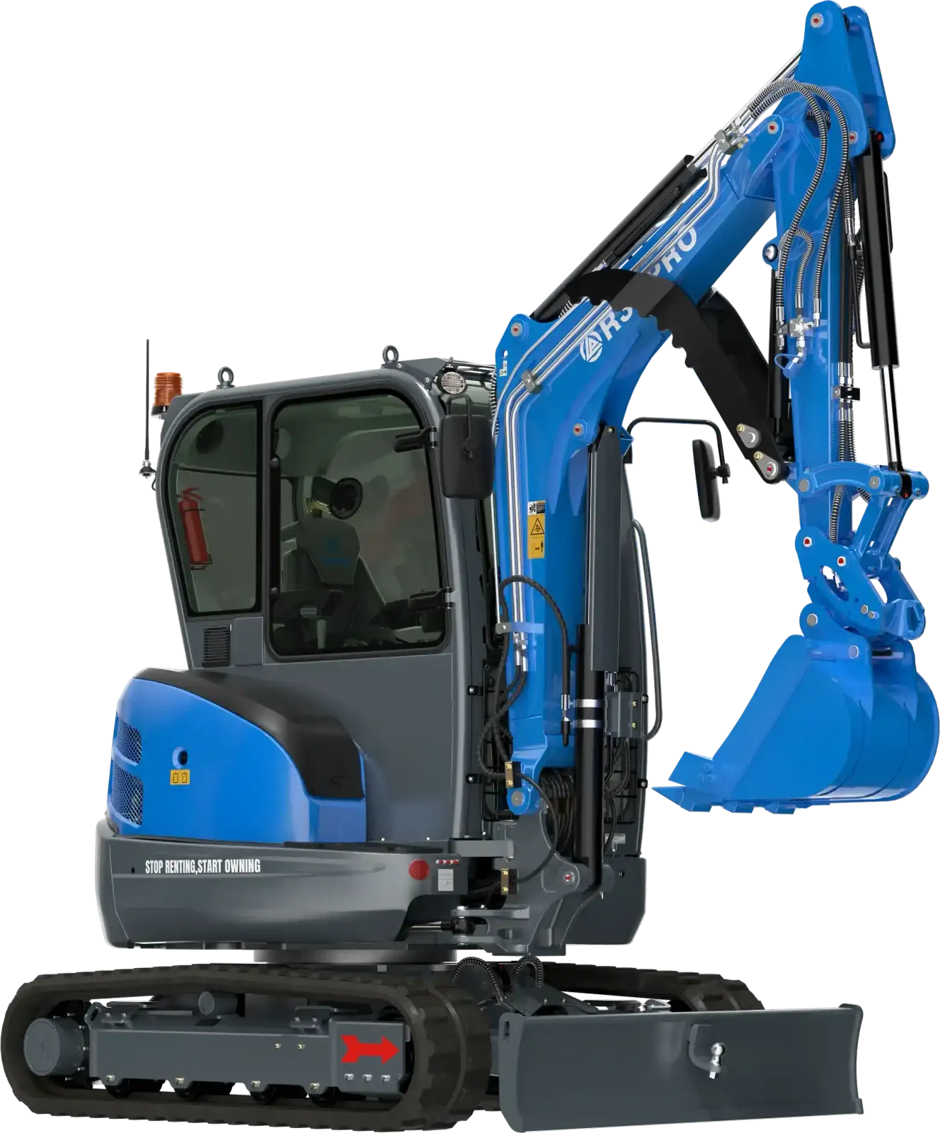 RIPPA R32 PRO studio render, front left three-quarter view