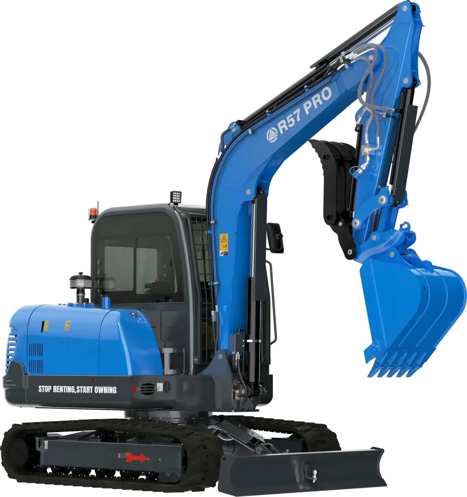 RIPPA R57 PRO studio render, front left three-quarter view