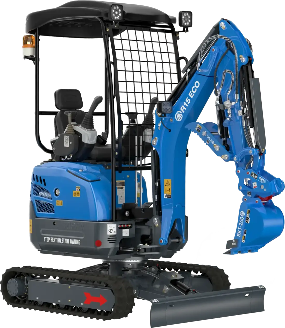 RIPPA R15 ECO, front left three-quarter view