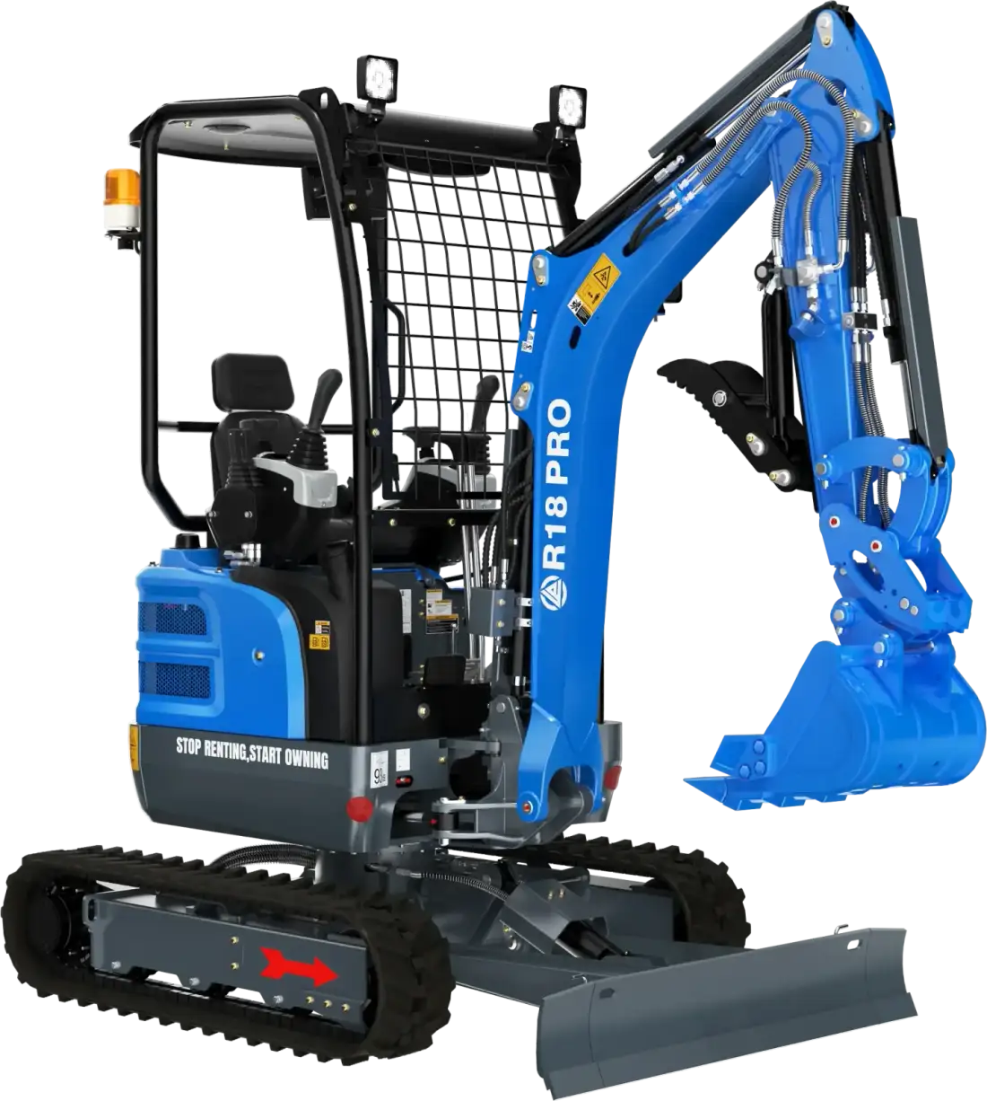 RIPPA R18 PRO, front left three-quarter view