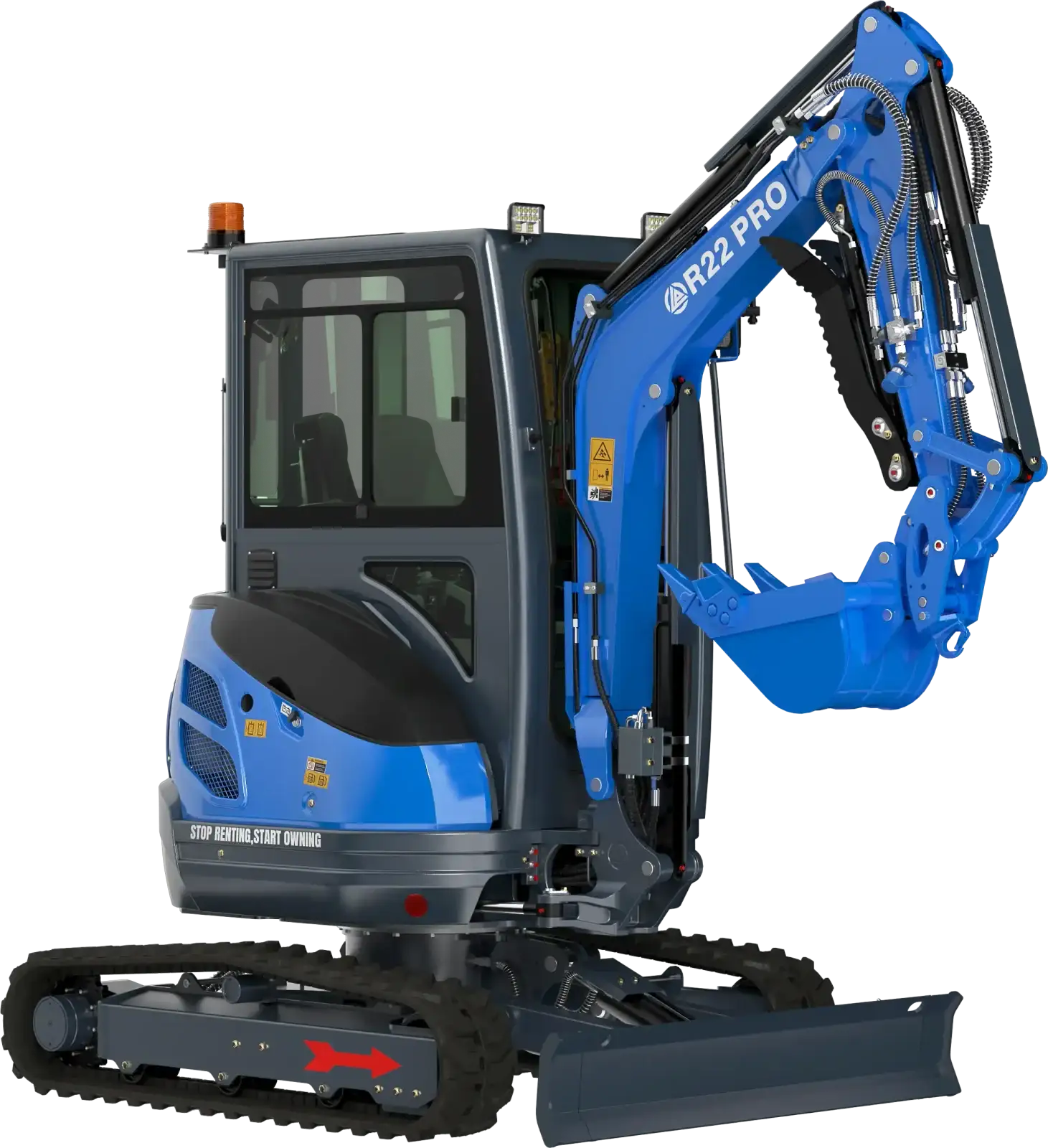 RIPPA R22 PRO studio render, front left three-quarter view